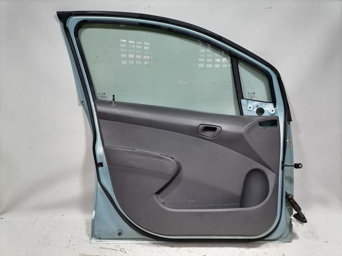 Chevrolet Spark original T&uuml;r vorn links GJS Ice Teal Rohbau Bj.2012